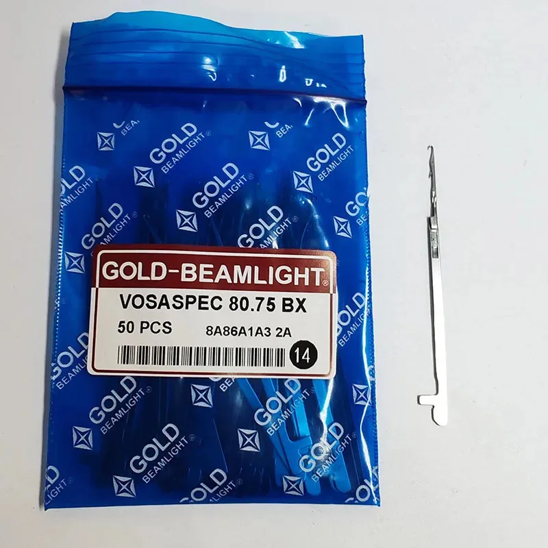

500 Pcs GOLD-BEAMLIGHT VOSASPEC 80.75BX For Chinese Computerized Flat Knitting Machines