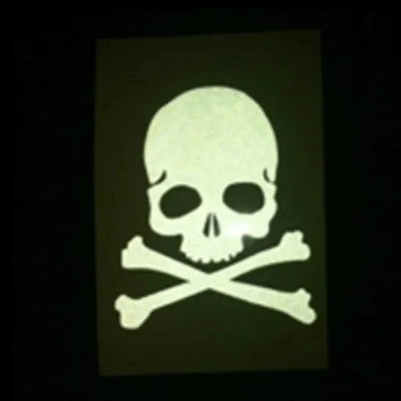Motorcycle Reflective Sticker, Fluorescent Skeleton Sticker, Mountain Bike Fixed Gear Skeleton Sticker, Motorcycle Accessories