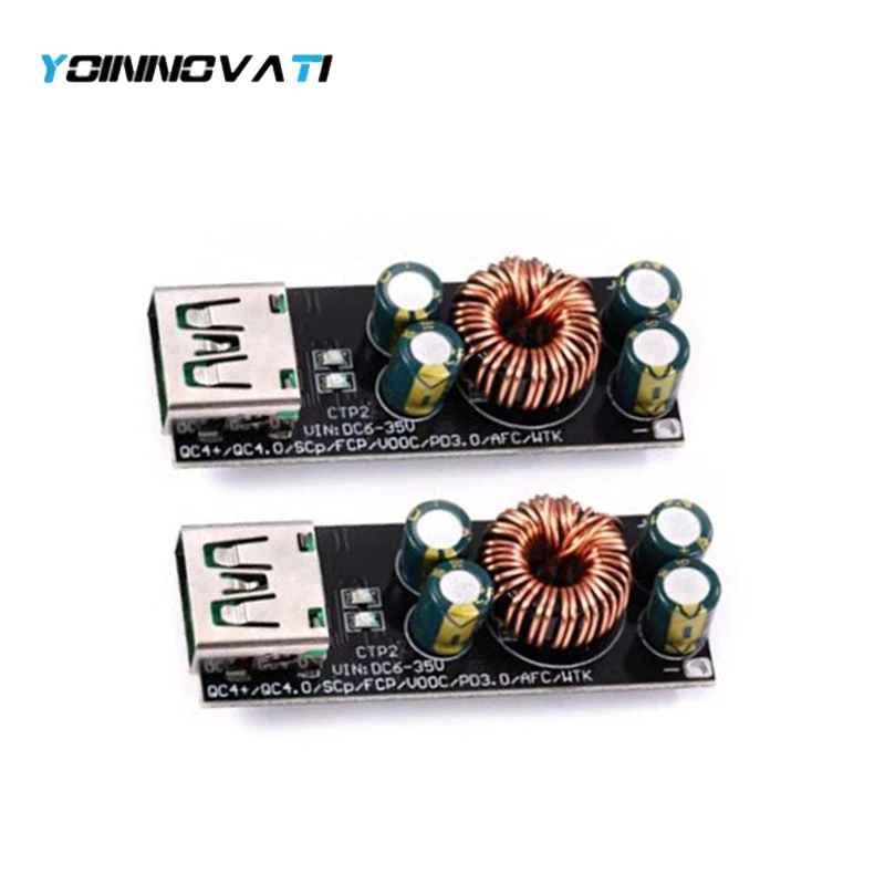 QC4.0 QC3.0 USB Type-C Mobile Phone Quick Charge Adapter 6 -35V Step Down Buck Boost Module for SCP/FCP PD