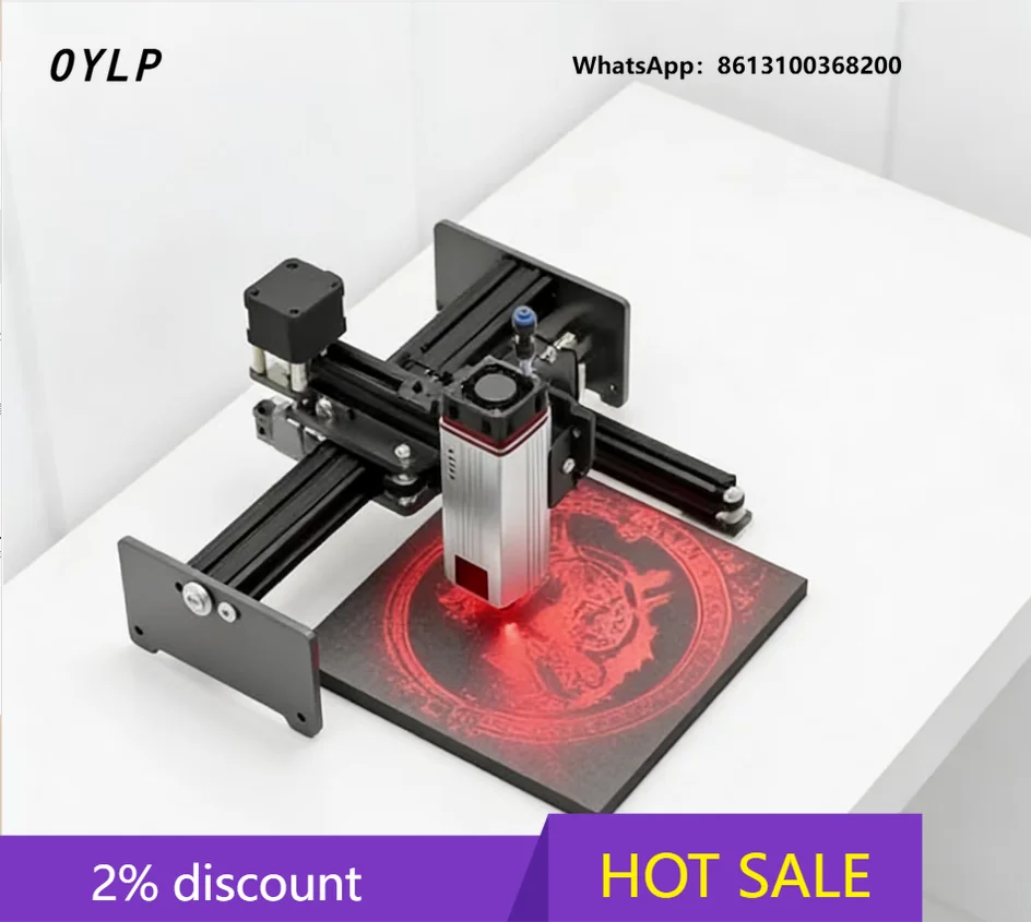 OYLP Mini Laser Engraving Machine 30W 500W for Wood Metal Plastic Multi-purpose