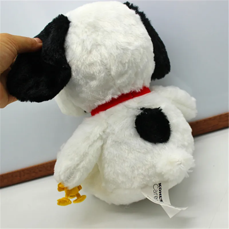 1piece 28CM Peanuts high quality Snoopy hand with Woodstock Plush toys Snoopy dog animal dolls