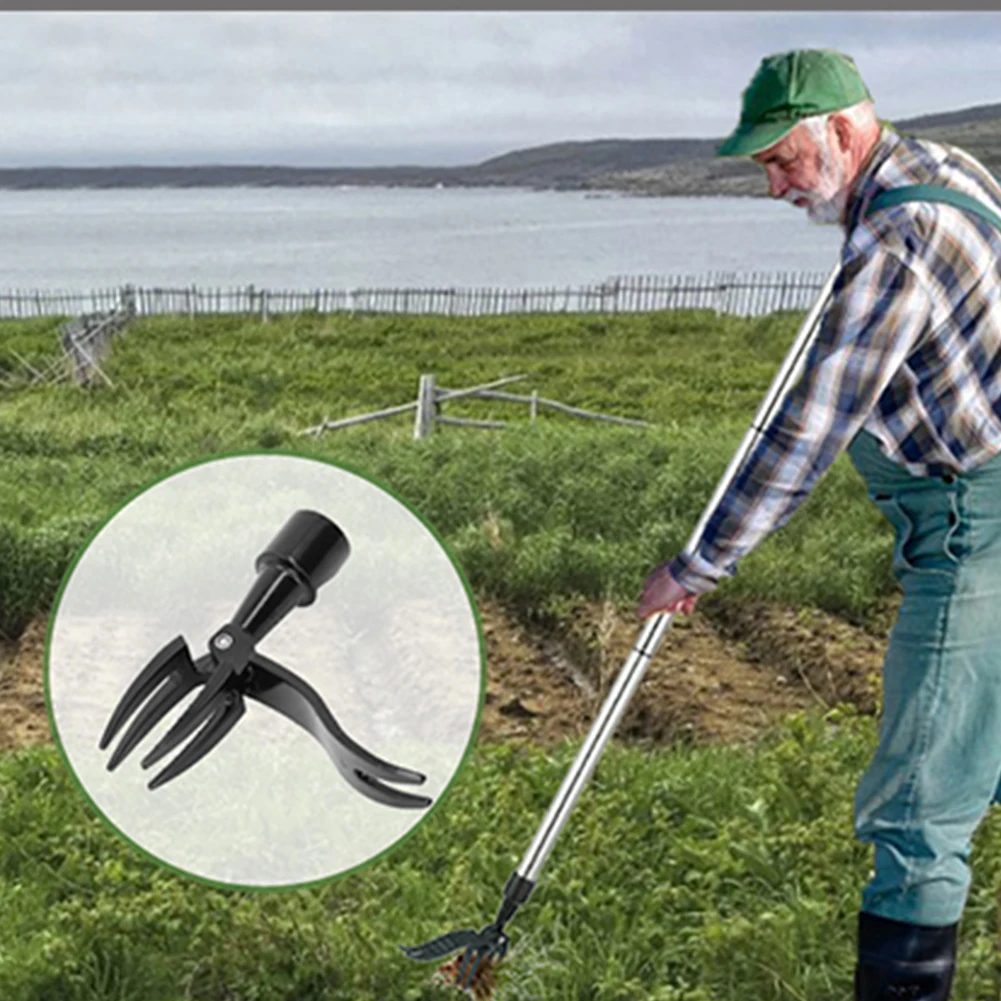 يقف إزالة الأعشاب الضارة رئيس استبدال الوقوف الاعشاب مجتذب مخلب أداة القدم دواسة الاعشاب مجتذب حديقة حفار Weeder الجذر مزيل