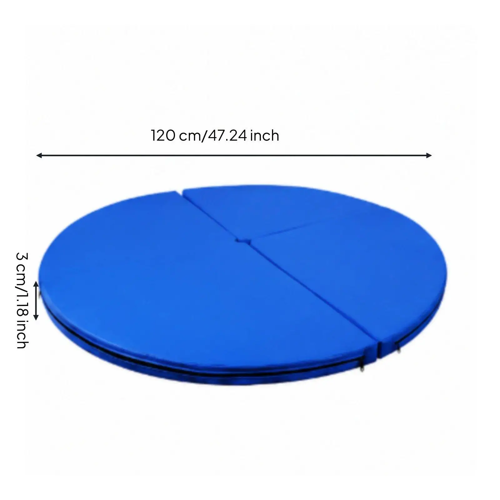 Folding Gymnastics Practice Pad Impact Absorbing Fitness Mat Workout Mattress for Stretching and Balance Routines view 3