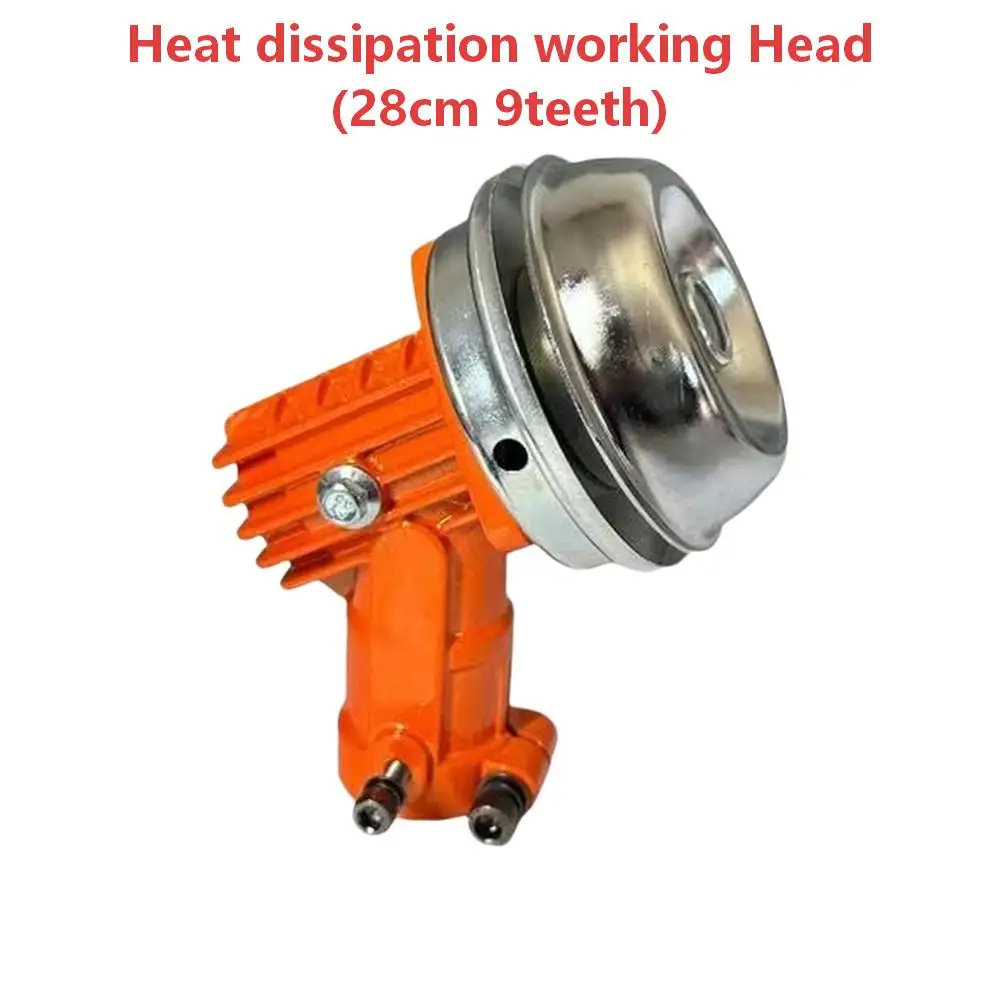 For Lawnmower Gear Head for 26mm 28mm Aluminum Tube Thickened Working Head Clog Resistant Heat Dissipating Design