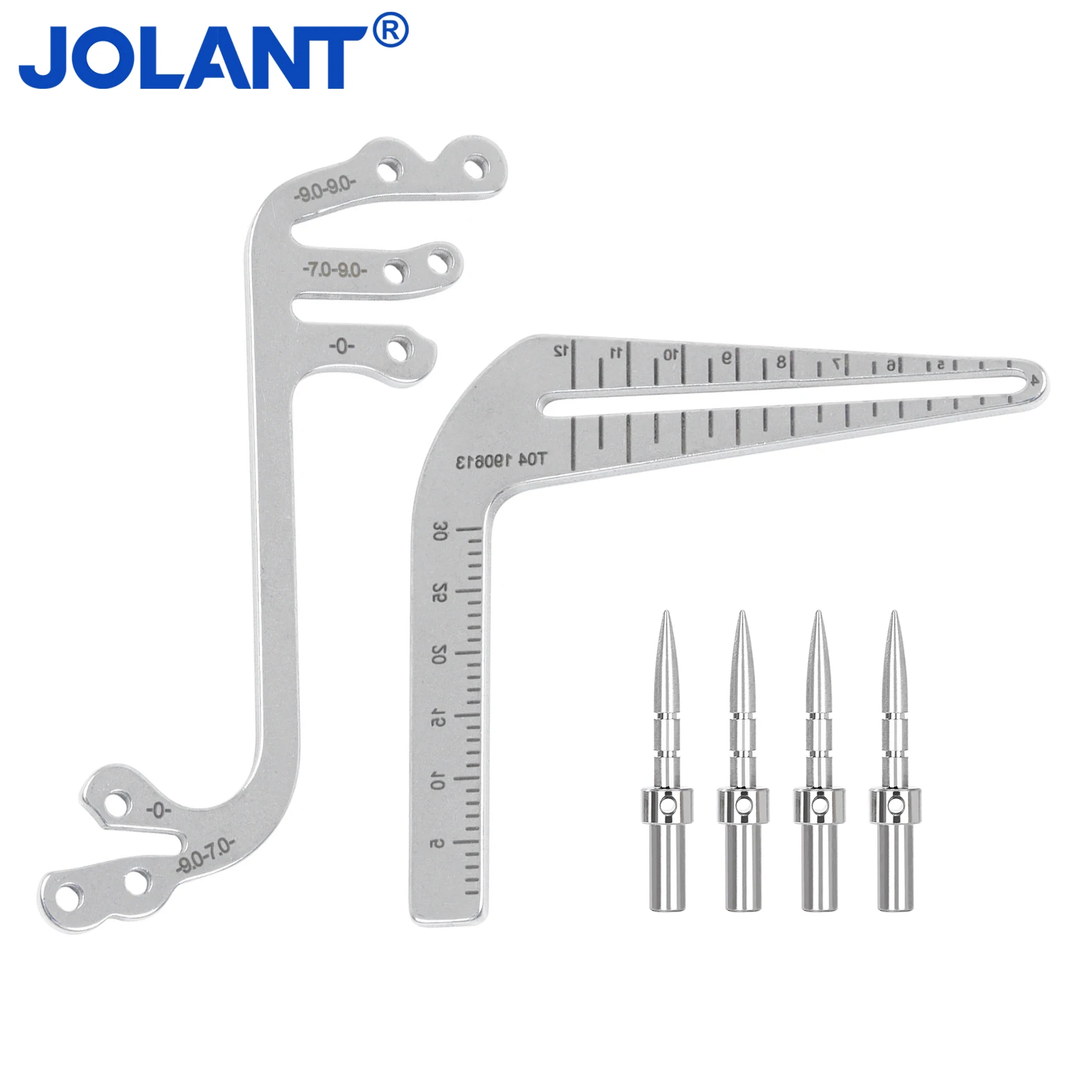 

JOLANT Dental Implant Guide Set Oral Planting Locator Positioning Guide Drilling Positioning Ruler Angle Ruler Implant Tools