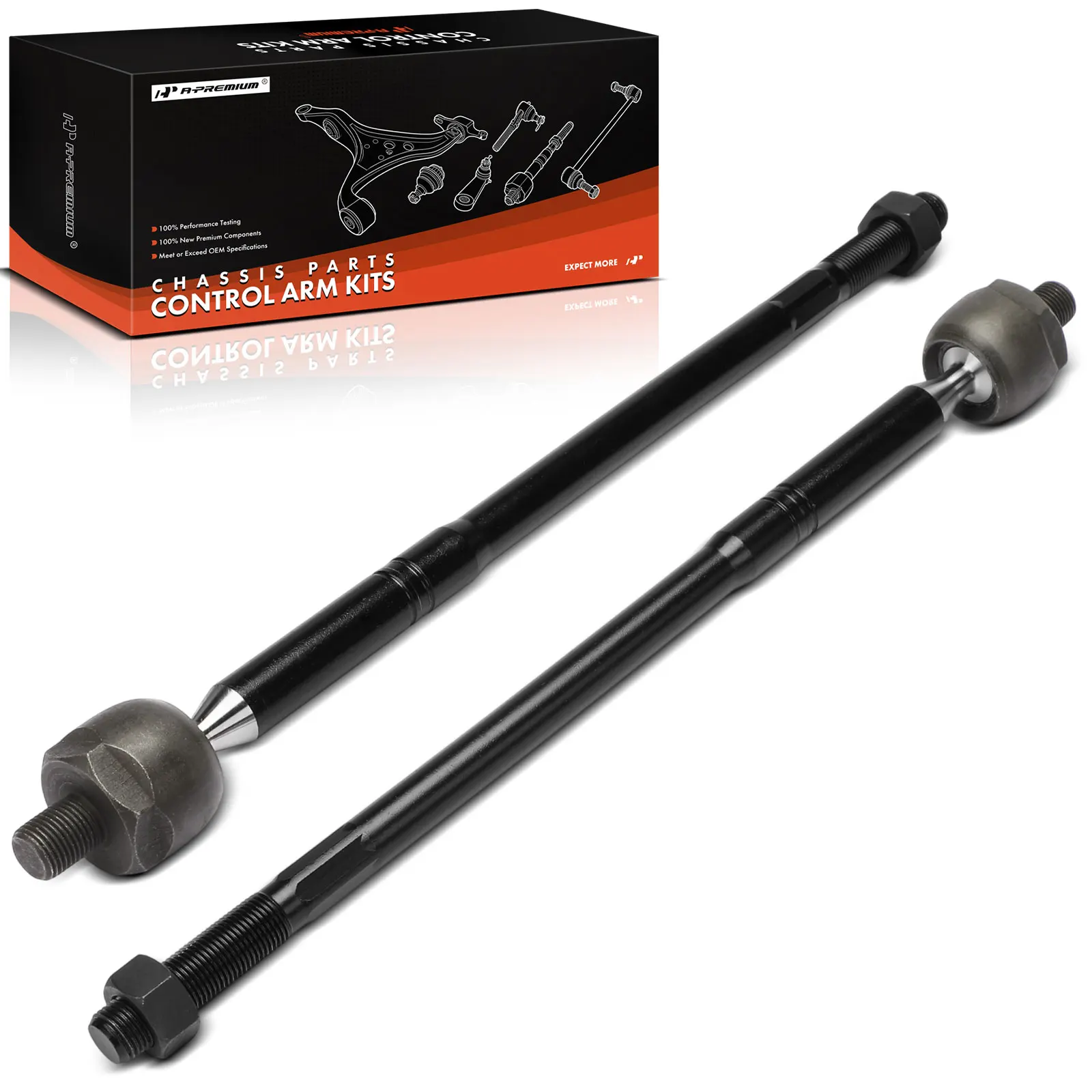 A-Premium 2x Front Inner Tie Rod End for Ford Transit-150 Transit-250 Transit-350 Transit-350 HD 2015-2021