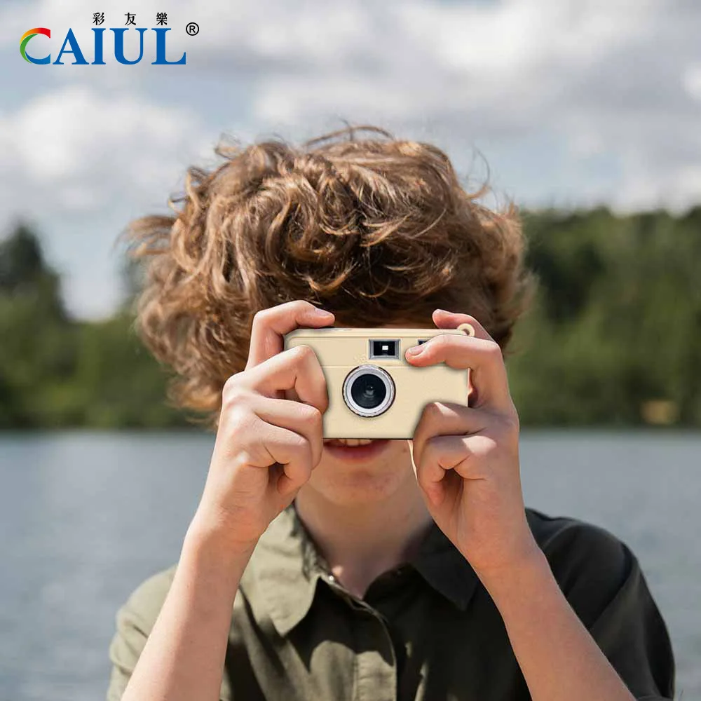 Caiul Case for Fujifilm Film Kodak H35 Film Machine Solid Color Protective Case With adjustable strap cord（N0 Camera）