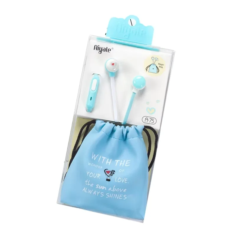 CHICLITS милые наушники с героями мультфильмов для девочек, наушники с сердечком 3,5 мм и сумкой для хранения, микрофон для Xiaomi, детские рождественские подарки