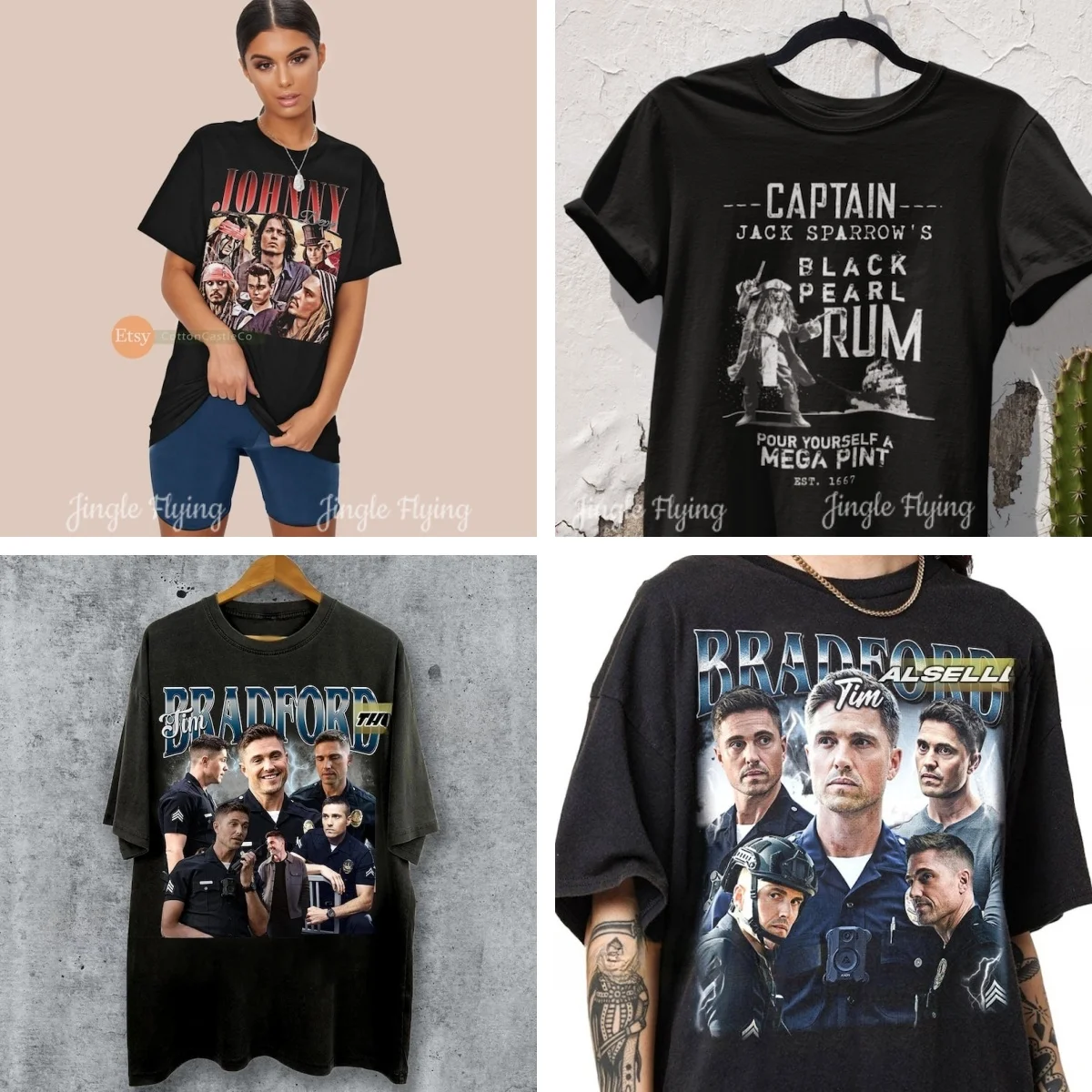 Johnny Depp Sweatshirt Tim Bradford Tee Eric Winter Vintage Tshirt Gift For Woman Anda Man