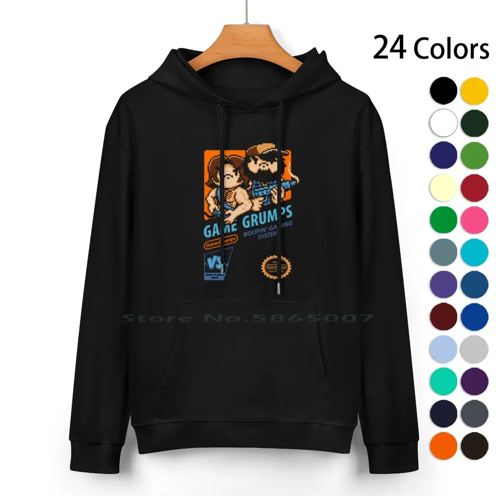 Game Grumps Nes Cover Pure Cotton Hoodie Sweater 24 Colors Game Grumps Arin Egoraptor Jontron Danny Brian Rubberross Youtube