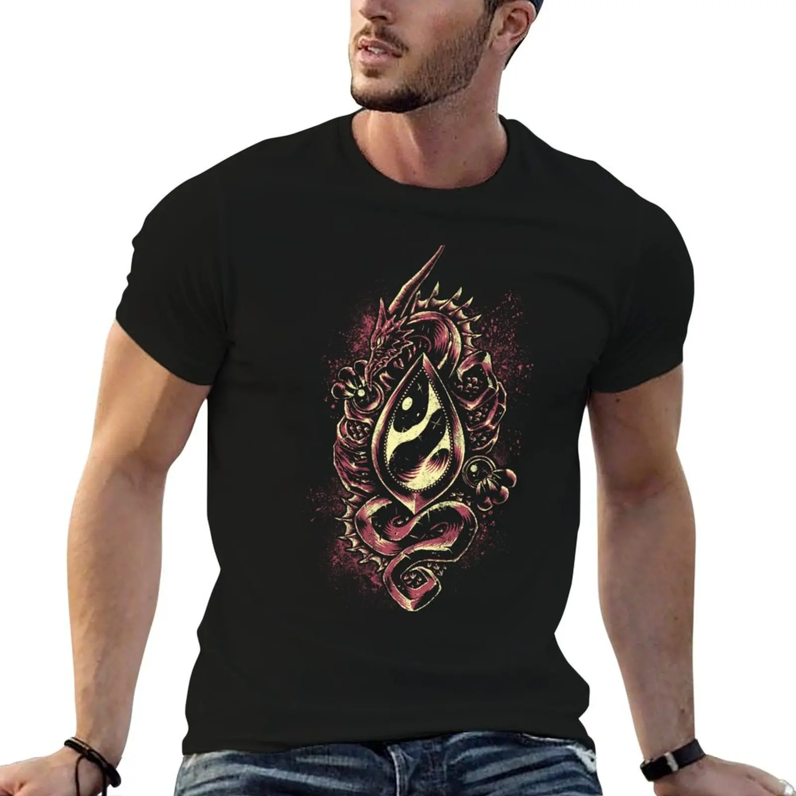 

shirt tear t T-Shirt personalised shirt plain man t Dragon