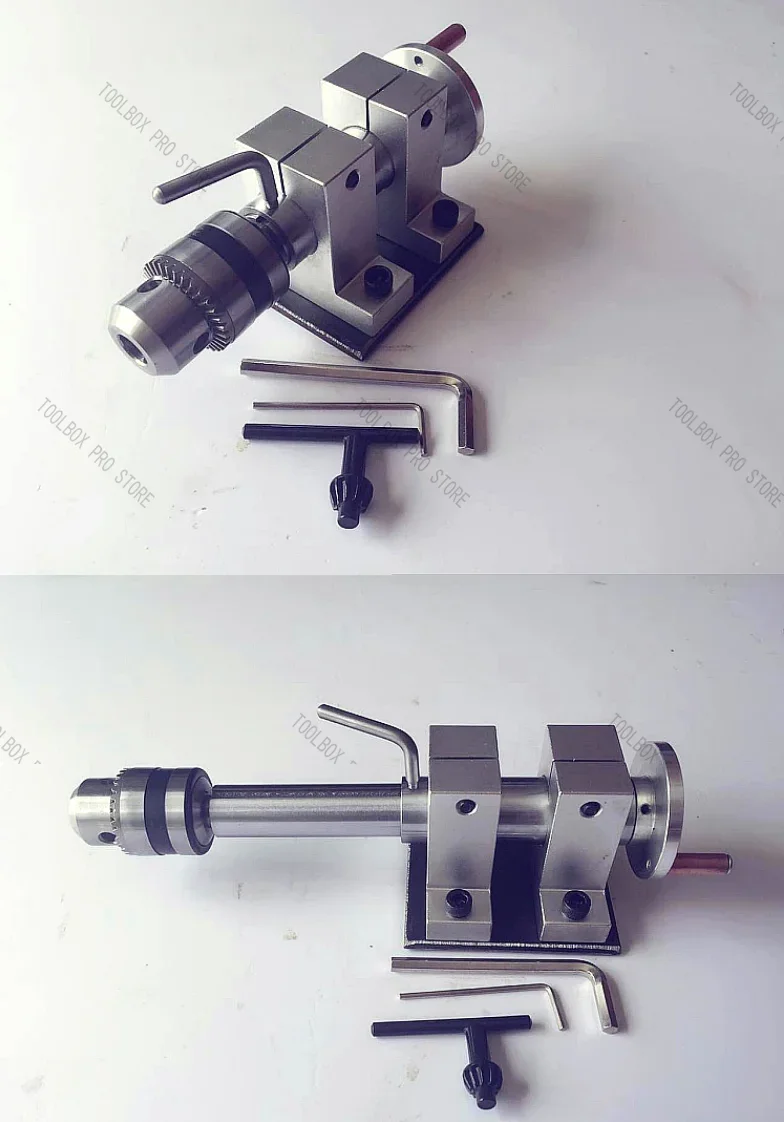 DIY Retractable Woodworking Lathe Thimble, Lathe Drilling, Tailstock Self-made Beads Lathe Accessories, Rotary Thimble