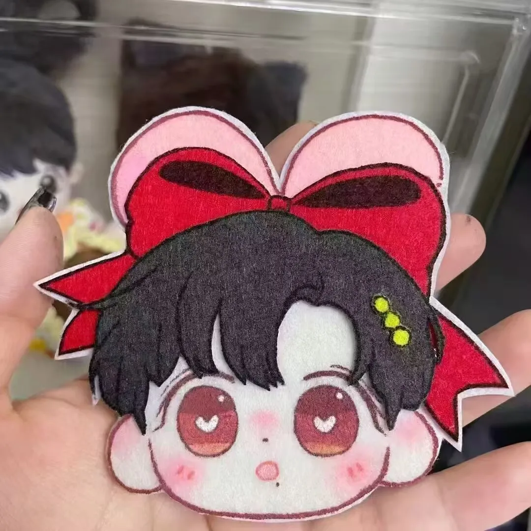 

Xiao Zhan non-woven fabric bag pendant keychain，Tap the cute little rabbit non-woven fabric handmade jujube pop pop