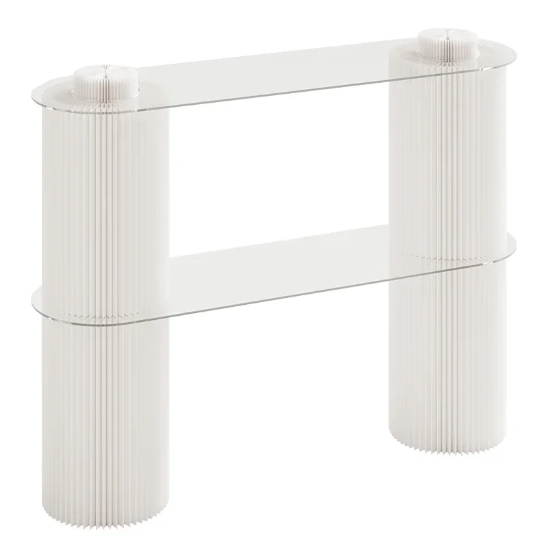 Folding Portable Wedding Display Shelf Exhibition Store Double Column Display Rack Set