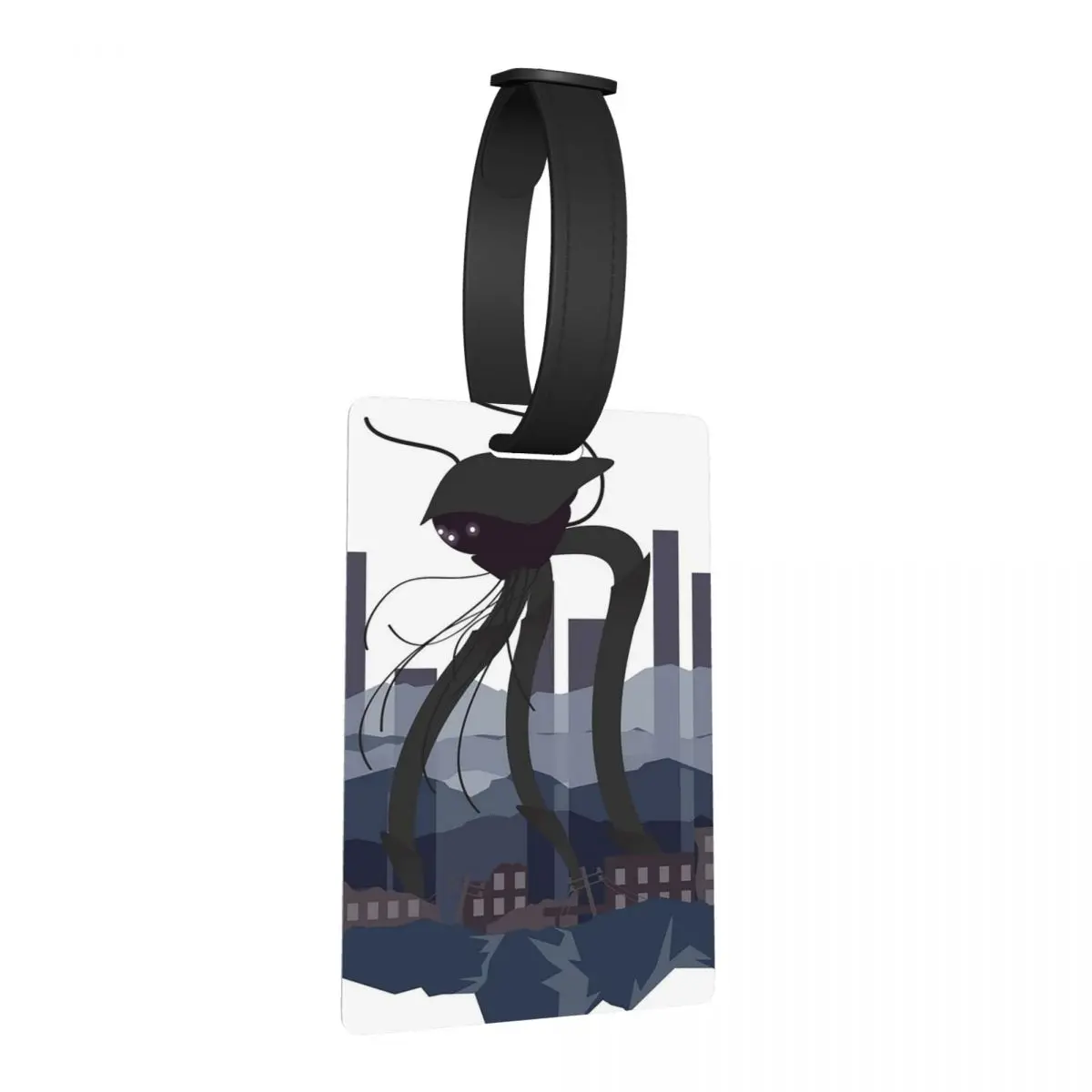 

Война мира, марсианский штатив, багажные бирки, аксессуары для чемодана, модный багаж, посадочная бирка, держатель этикетки, идентификационное имя, адрес