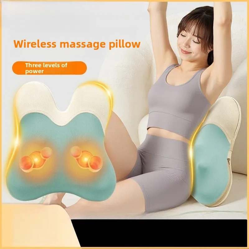 

3D Three-dimensional Massager Full Body Massager Household Rechargeable Hot Compress Multi-functional Neck Massage Pillow