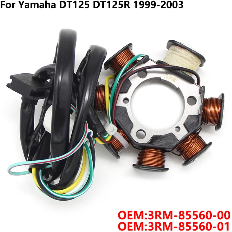 

Motorcycle Ignition Magneto Stator Coil For Yamaha DT125 DT 125 DT125R DT 125R 1999-2003 Engine Coil 3RM-85560-00