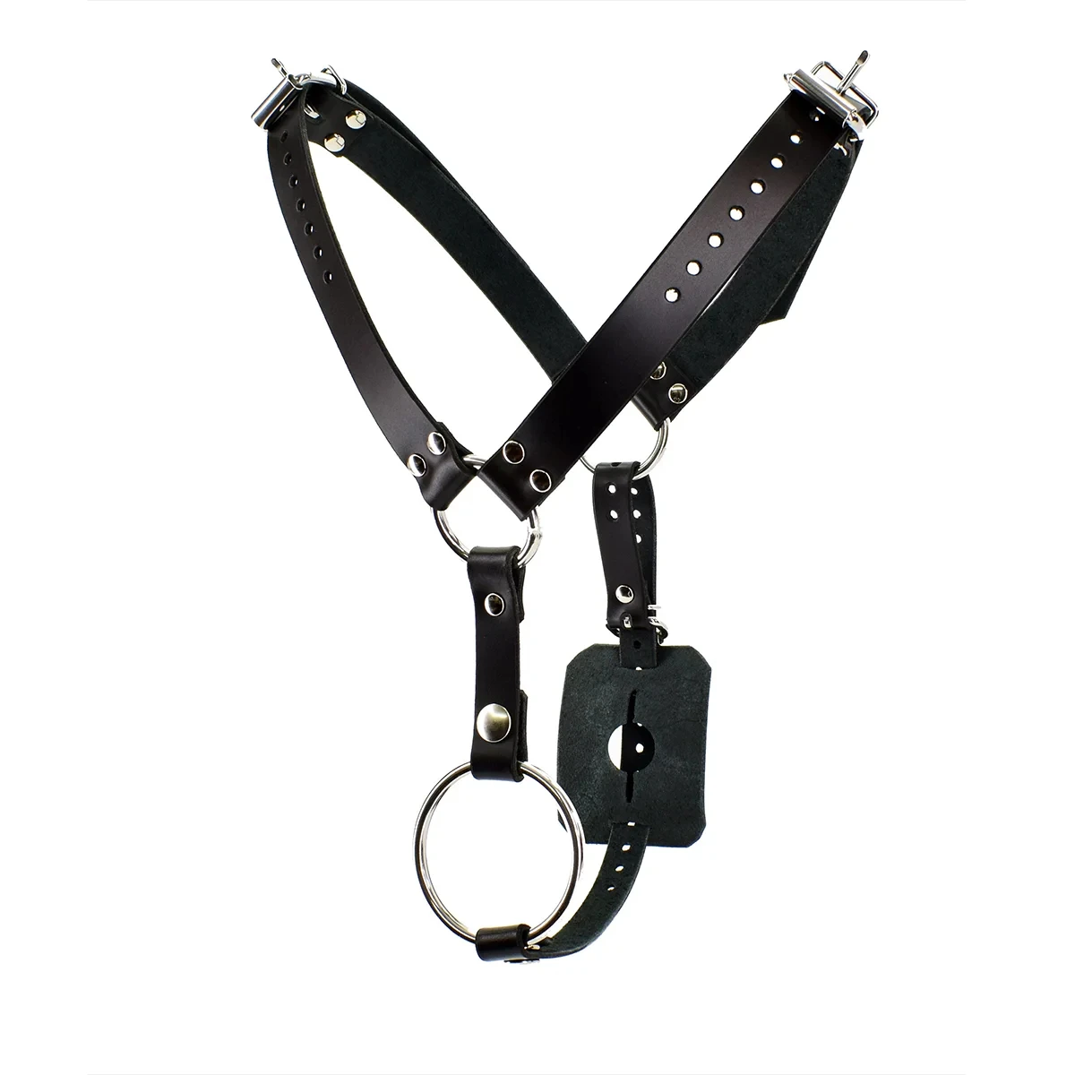 Sex Toys for Men PU Leather Male Chastity Belt Thong Panties Bondage BDSM Fetis…