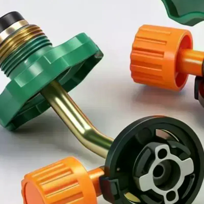 Gas Cylinder Filling Gas Adapter With Control Valve Portables Refills Valves Adapter Cylinder Fills Adapter For Hiking Camping
