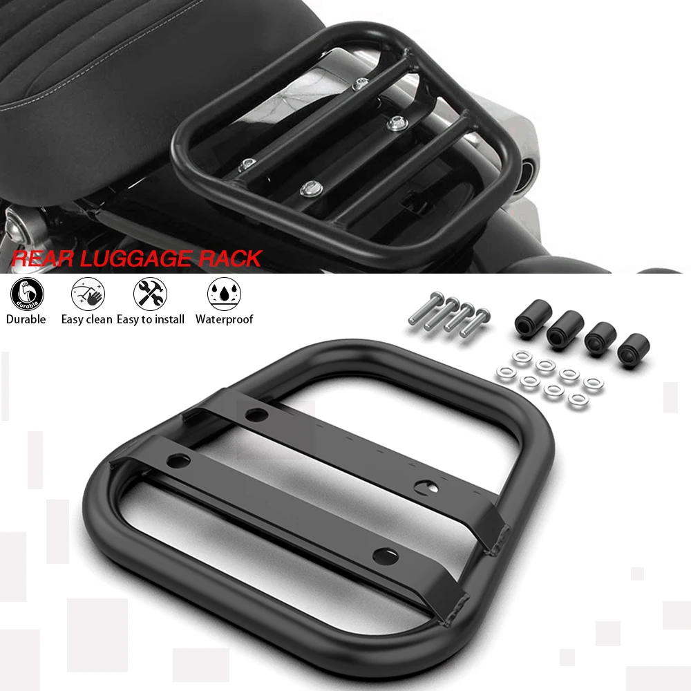 

2023 2024 Luggage Rack Rear Tail Rack Top Box Case Suitcase Carrier Board For Street Scrambler 900 2017 2018 2019 2020 2021 2022