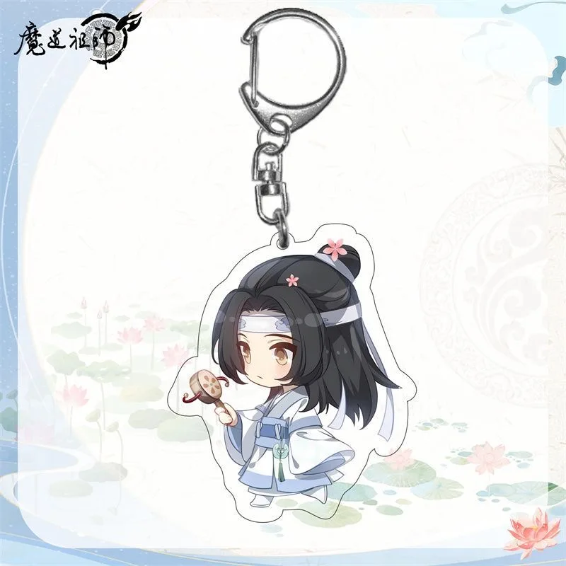 Cute Anime Grandmaster of Demonic Culture Keychain weiying Mo Dao Zu Shi Cartoon Character Acrylic Pendant Keyring