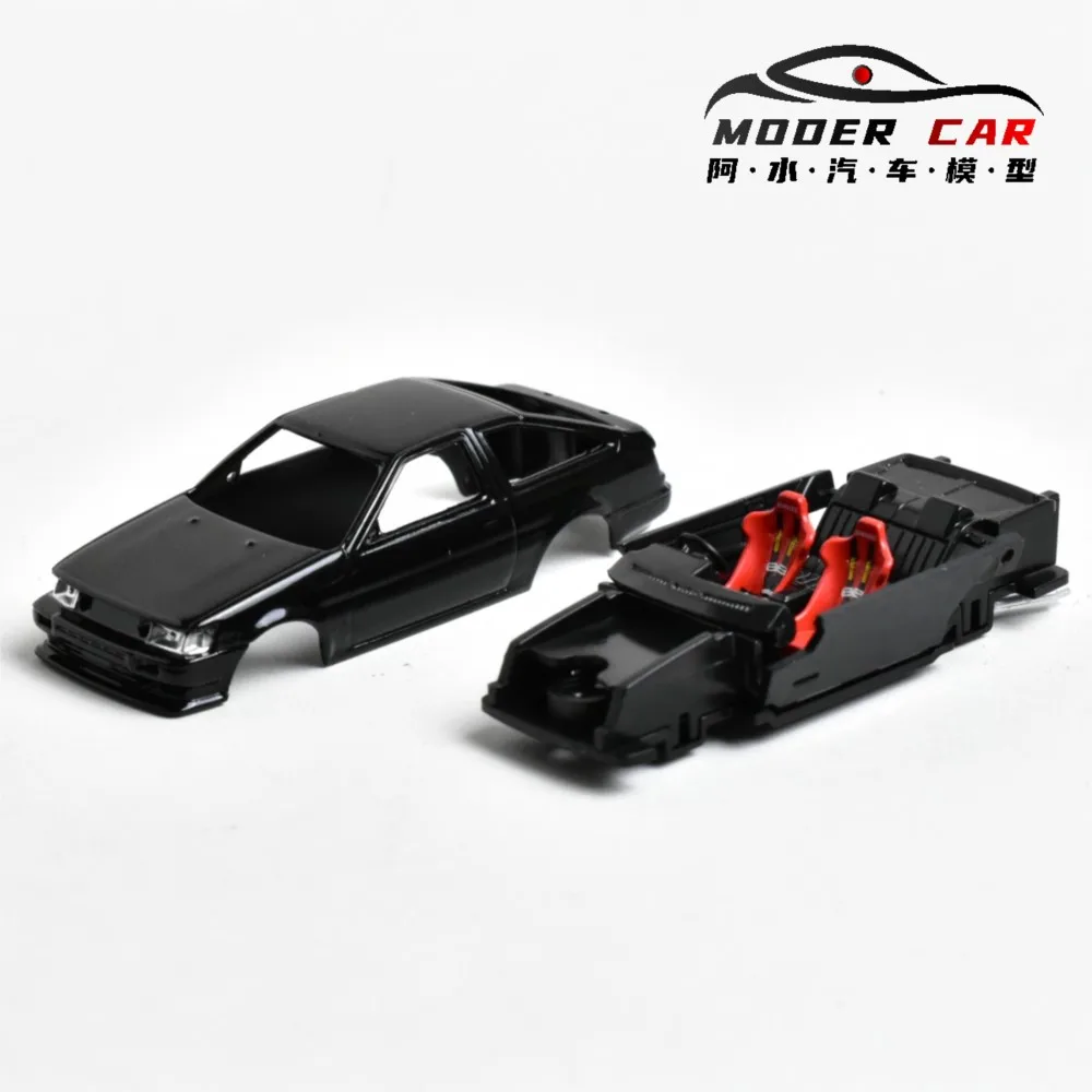 بناء محرك 1:64 هدايا للمراهقين EG9 AE86 Diecast نموذج سيارة