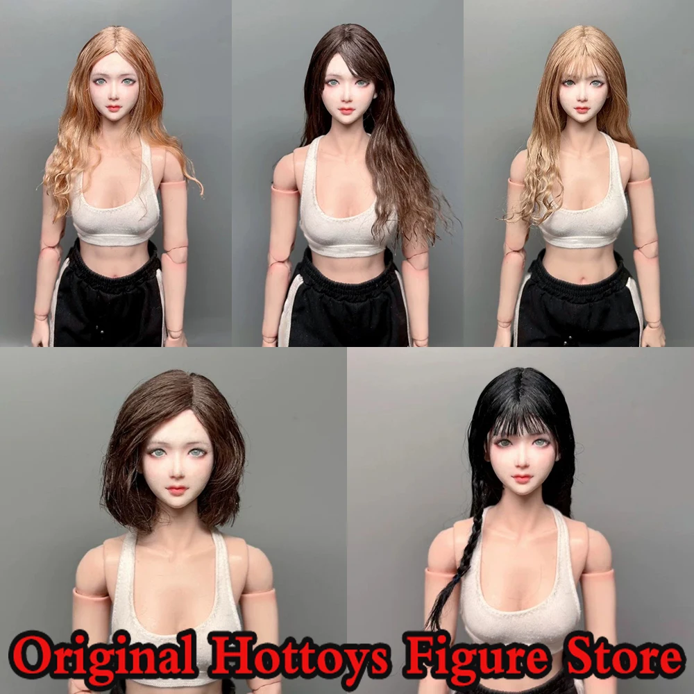 

1/6 весы, аксессуар для сцены женщины-солдата, серия париков, подходит для 12-дюймовой окружности головы 9,5 см, фигурка лысый головы, кукла