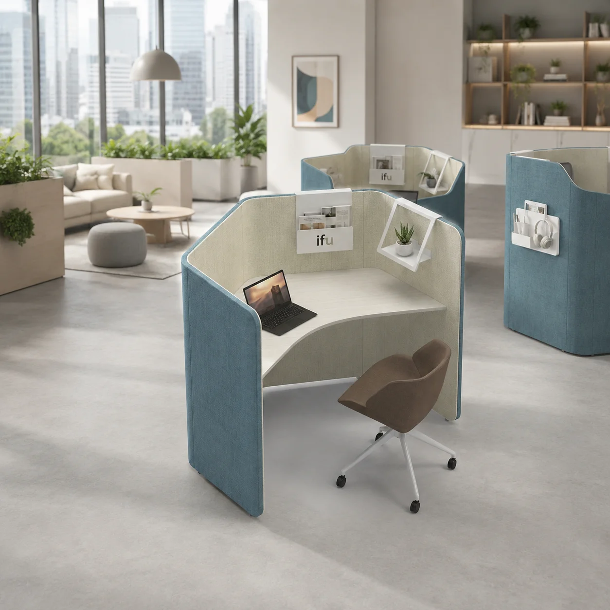 Office Desk,Modern Modular Office Couch Set Honeycomb Design Privacy Phone Booth Stand Reception Lounge Chair Living Room Seatin
