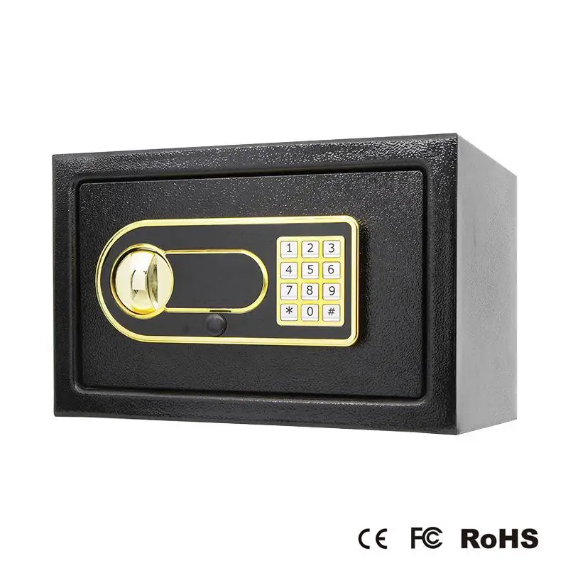 

Электронный сейф с паролем 20EB, домашний сейф, офис, небольшой депозитный ящик для отеля 20 см