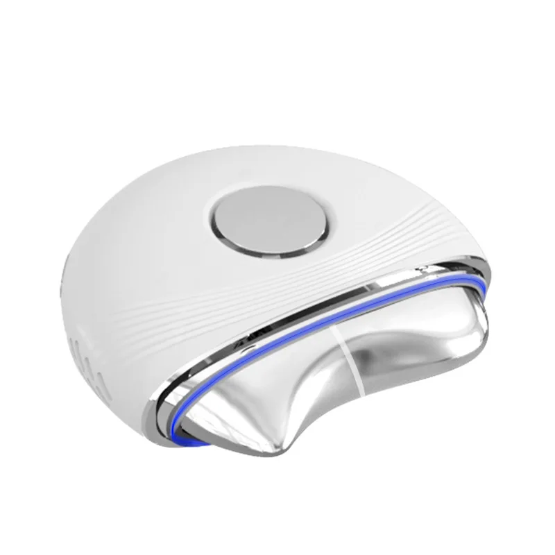 Dispositivo di bellezza a microcorrente con vibrazione Gua Sha per massaggiatore facciale con impacco caldo freddo