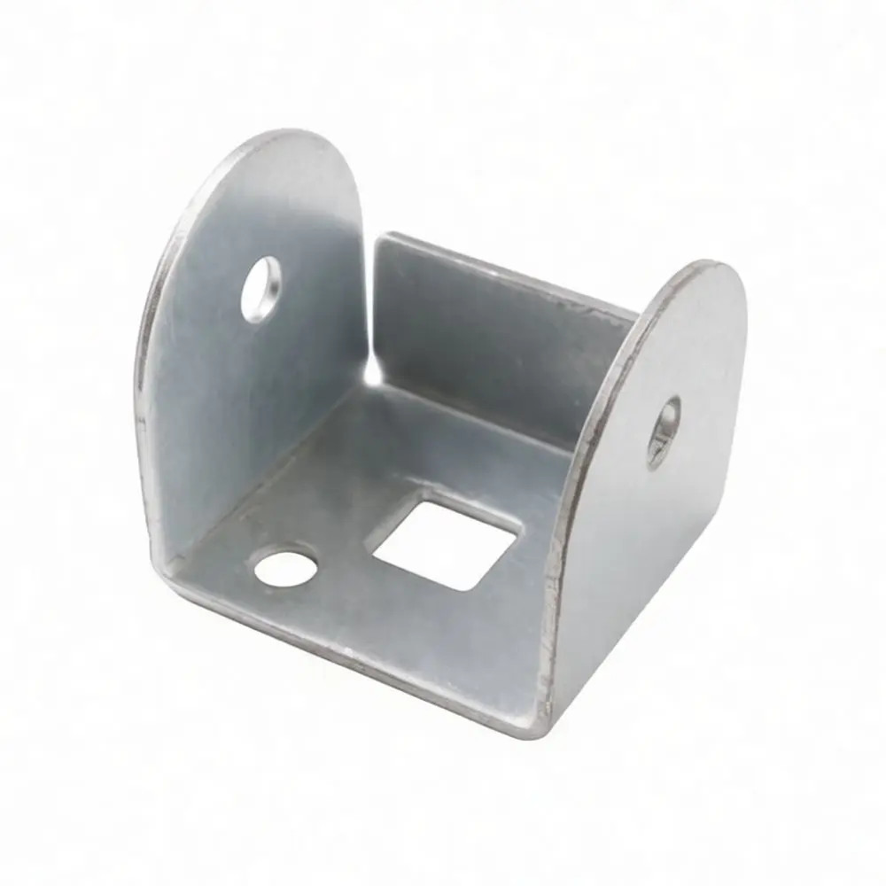 Metal Pipe Support Bracket U Shape Accessory For Zinc Steel Fence System Internal Card Fixing Buckle Industrial Fittings