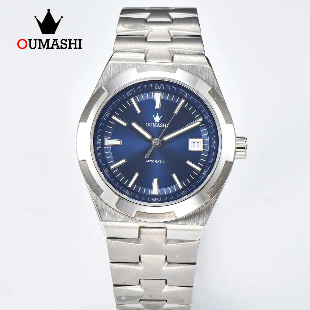 Watches for men 41mm Watch Miyota8215 Movement Blue Black White Stainless Steel Watch sapphire crystal automatic watch