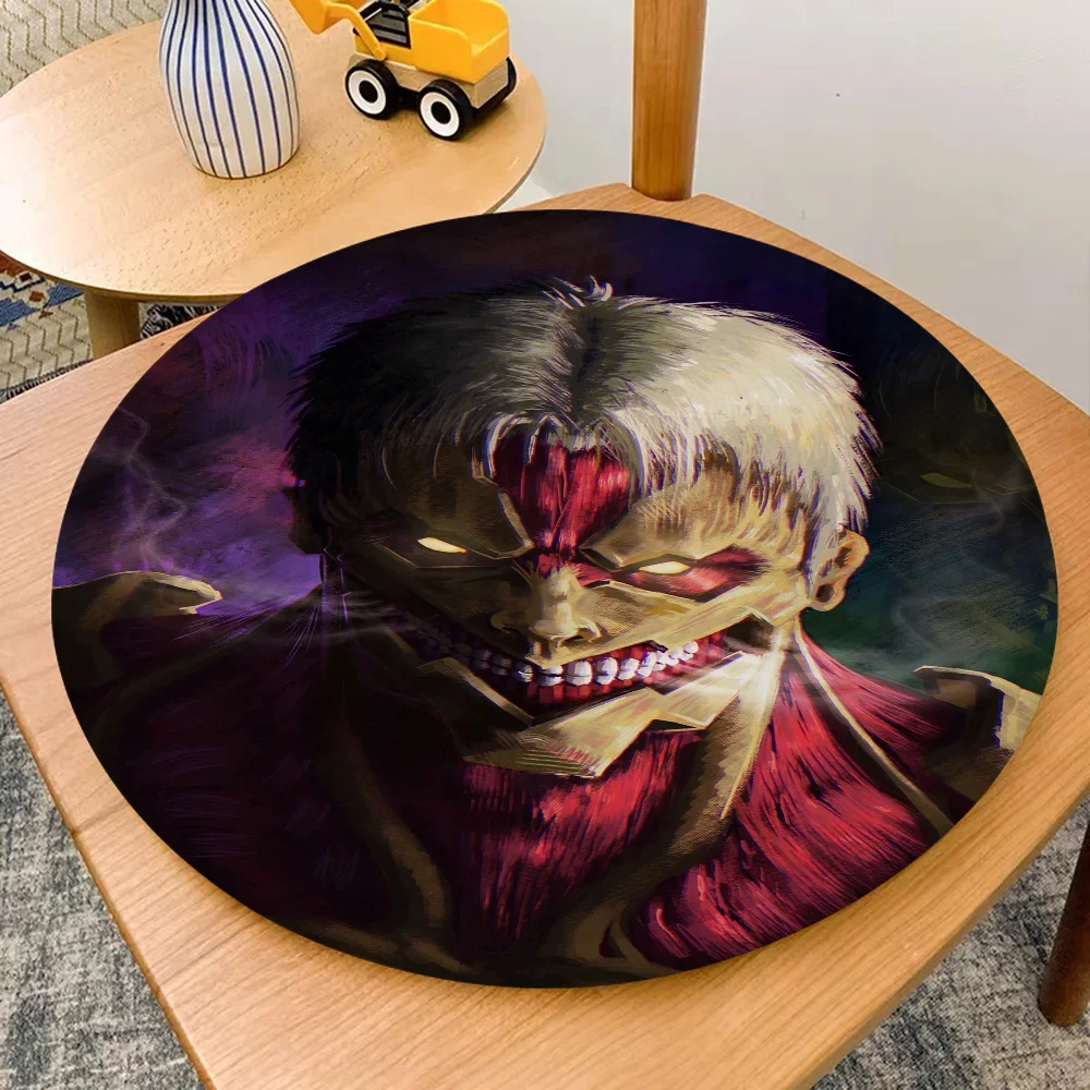 Attack-On-Titan Levi-Ackerman anime Simplicity Multi-Color Fabric Cushion Non-slip Living Room Sofa Decor Students Stool Tatami