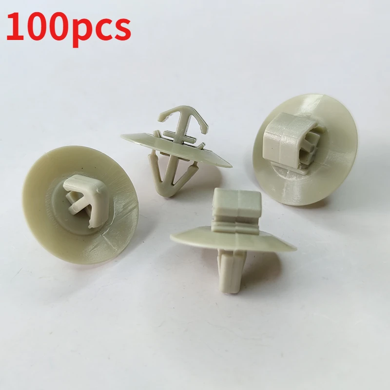 100PCS Clips for Renault Trafic Traffic Side Moulding Lower Protection Door Trim Plastic Fastener 500326896, 7703077421, 4501589