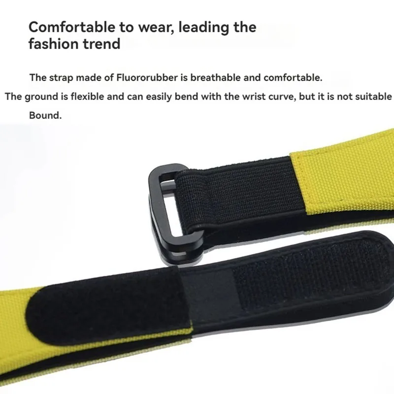 Custom FKM Rubber Strap for Richard Mille RM011 RM035 RM055,Luxury Elastic Watch Band Replacement for RM067 RM030 RM27