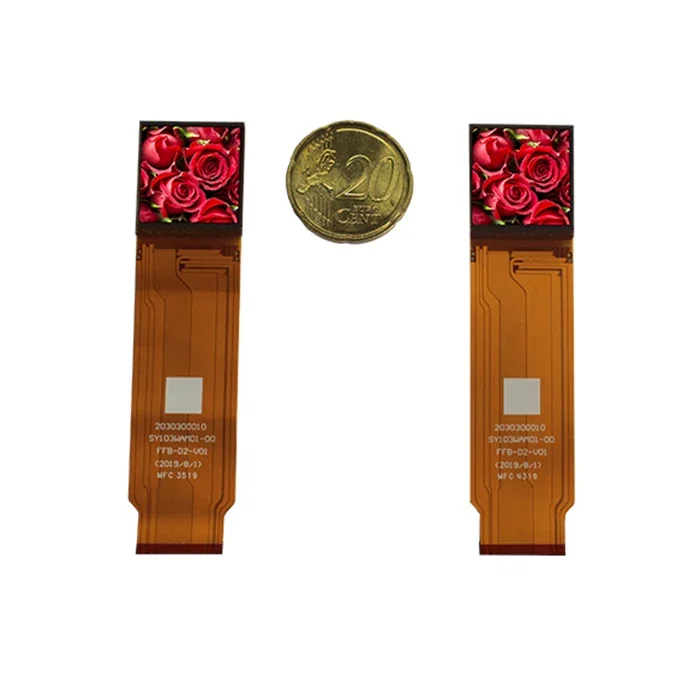 شاشة OLED إلكترونية جديدة بدقة 4K 1.03 بوصة مزدوجة الدقة تعتمد على السيليكون مع لوحة للقيادة من النوع C AR وVR