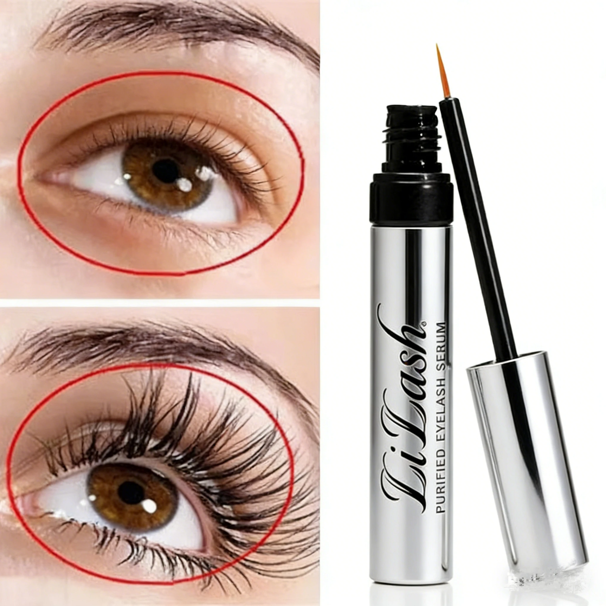 Origineel LiLash Gezuiverd Wimperserum 7 Dagen Natuurlijke Wimperversterker Langer Voller Dikker Krullende Wimperbehandeling Oog