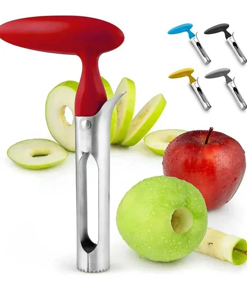 Premium Apfel Corer Remover Edelstahl Apfel Birnen Samen Kern Werkzeug Obst Cutter Sämaschine Slicer Messer Küche Gemüse Werkzeuge