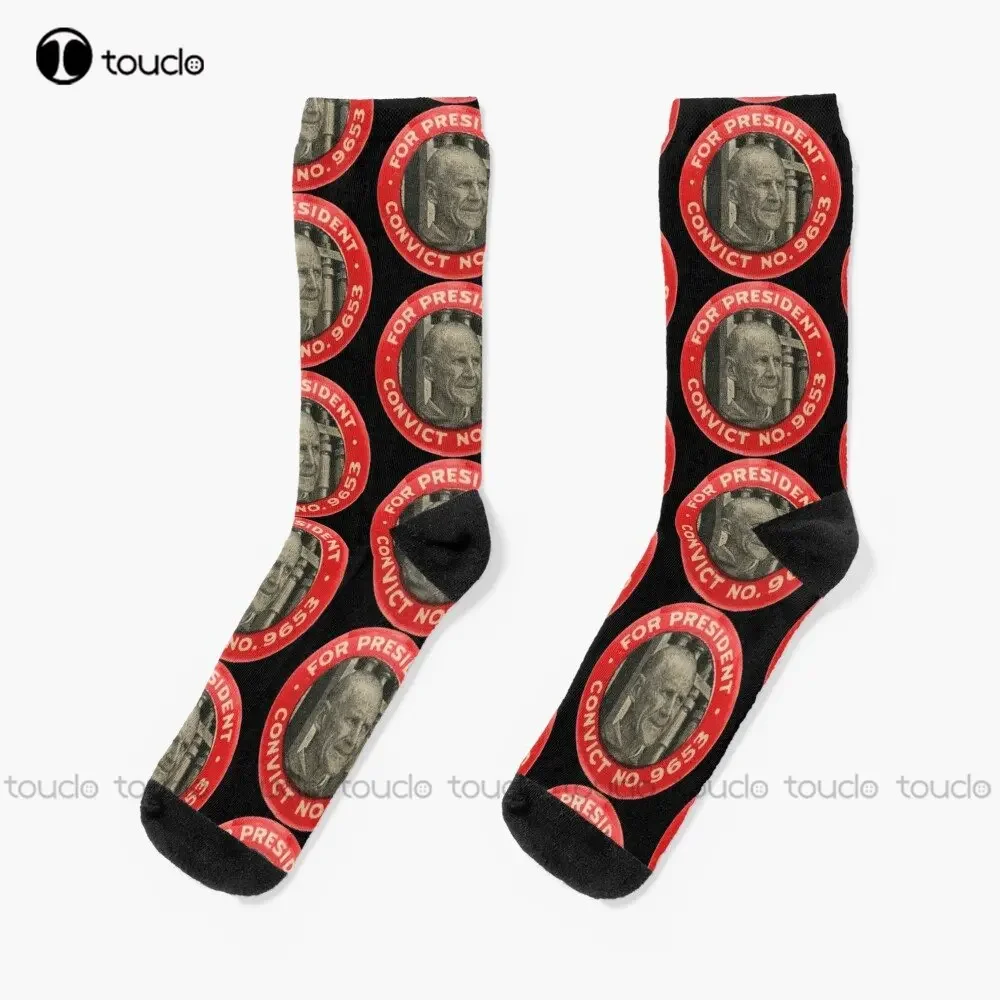 

Eugene Debs For President - Convict No. 9653, Socialist socks