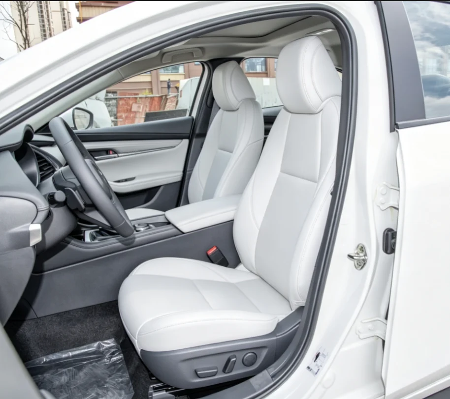 Für 2024 Mazda 3 Maßgefertigte Autositzbezüge Luxuriöses Nappaleder 100% Passgenau Innenraumzubehör 360 ° Vollständige Abdeckung – Detail 8