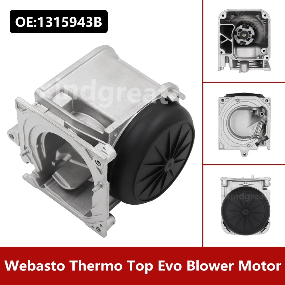 

Двигатель вентилятора отопителя Webasto Thermo Top Evo, мотор вентилятора подачи воздуха 1315943B