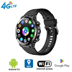 Smartwatch 4G WIFI SIM Card 4G LTE Global Version 128GB ROM Dual Cameras Video Call GPS Play Store App Download H10 Smart Watch