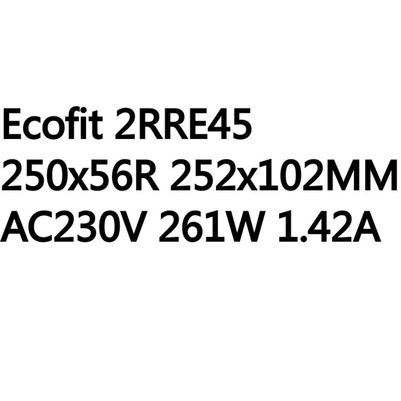 مروحة 2RRE45 250x56R 230 فولت 261 وات 1.42 أمبير أصلية