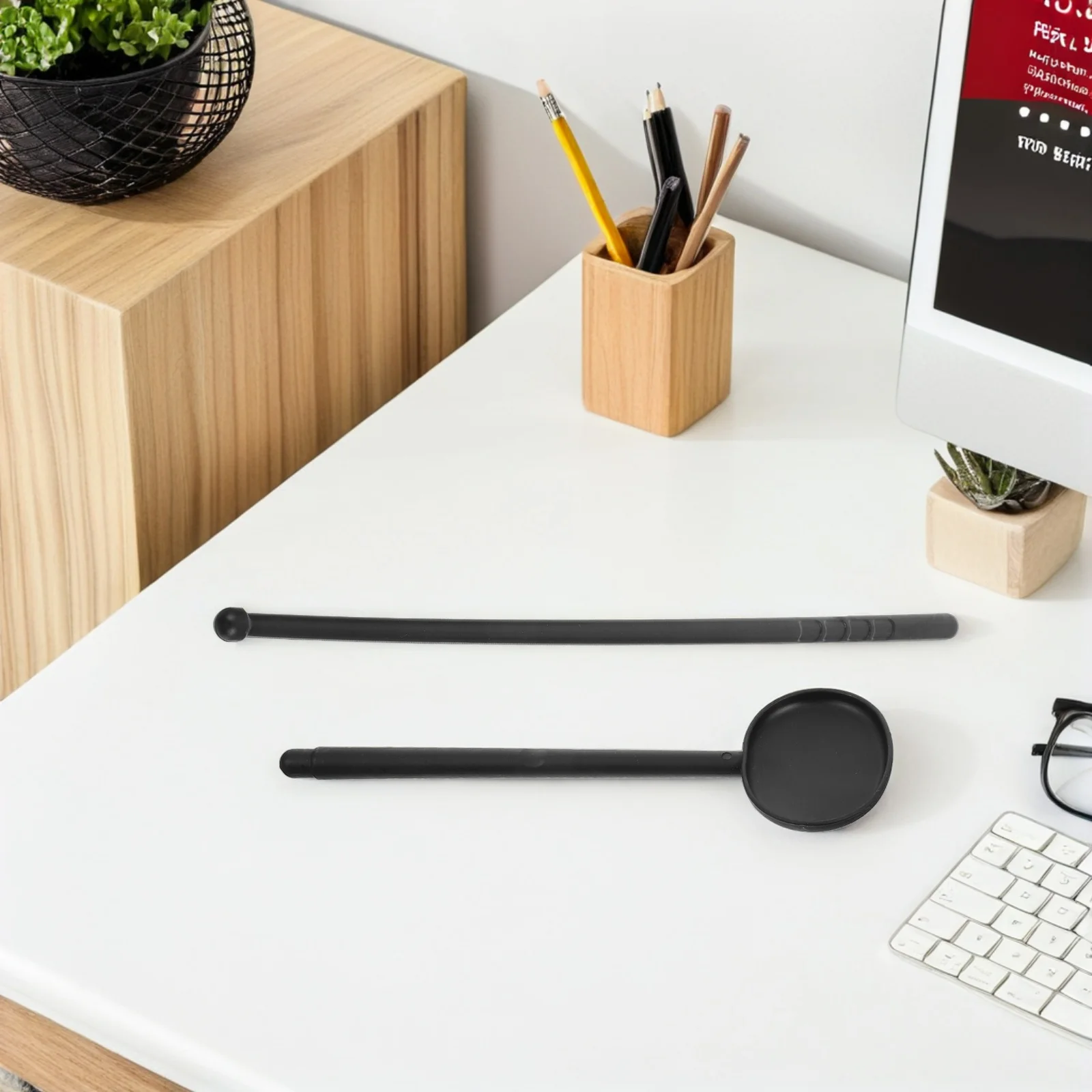 

4pcs Black Eye Occluder Pointer Vision Testing Tools Durable Plastic Optometry Equipment Health Care Accessories