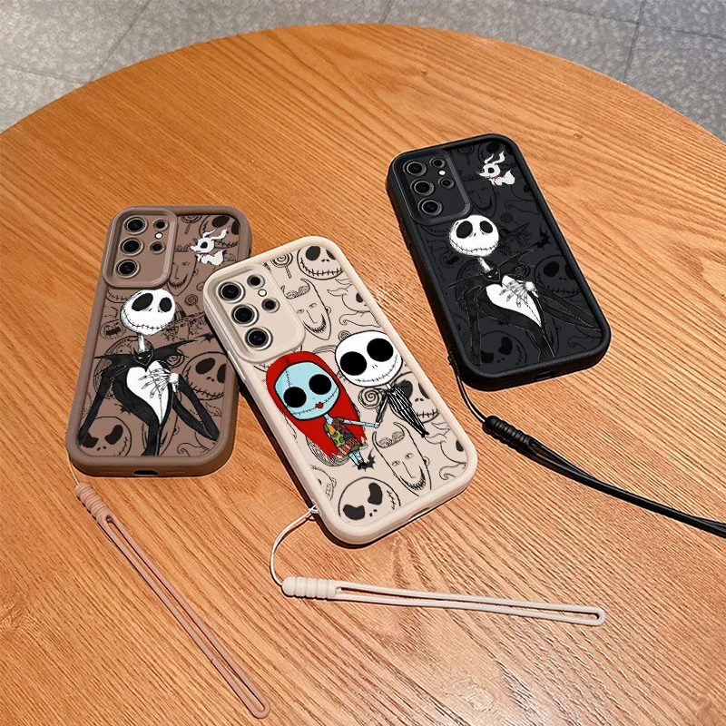 The Nightmare Before Christmas For Xiaomi Redmi 13C 12C 10A 10C 9T 9A 9C Note 13 12 11 10 Pro Plus Eyes Ladder Soft Phone Case