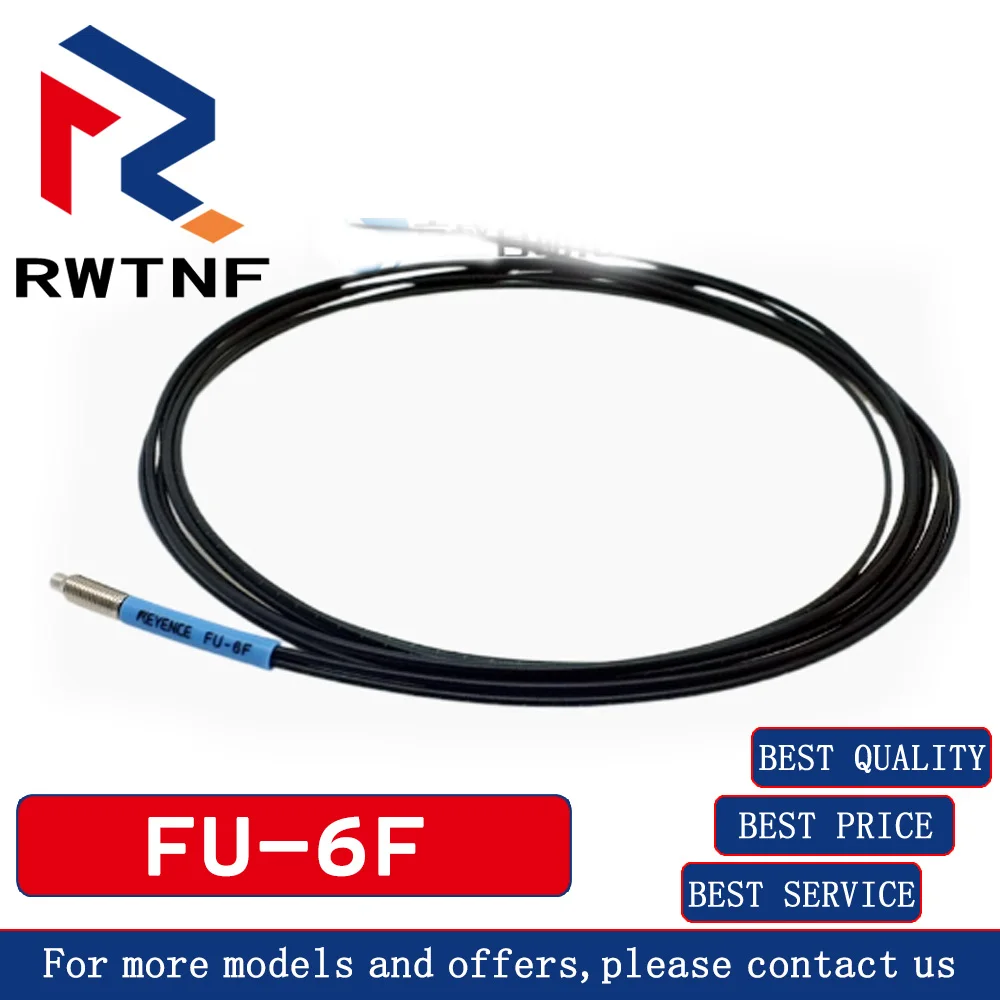 العلامة التجارية الجديدة حقيقية KEYENCE FU-6F عاكس M6 الألياف البصرية الاستشعار #6