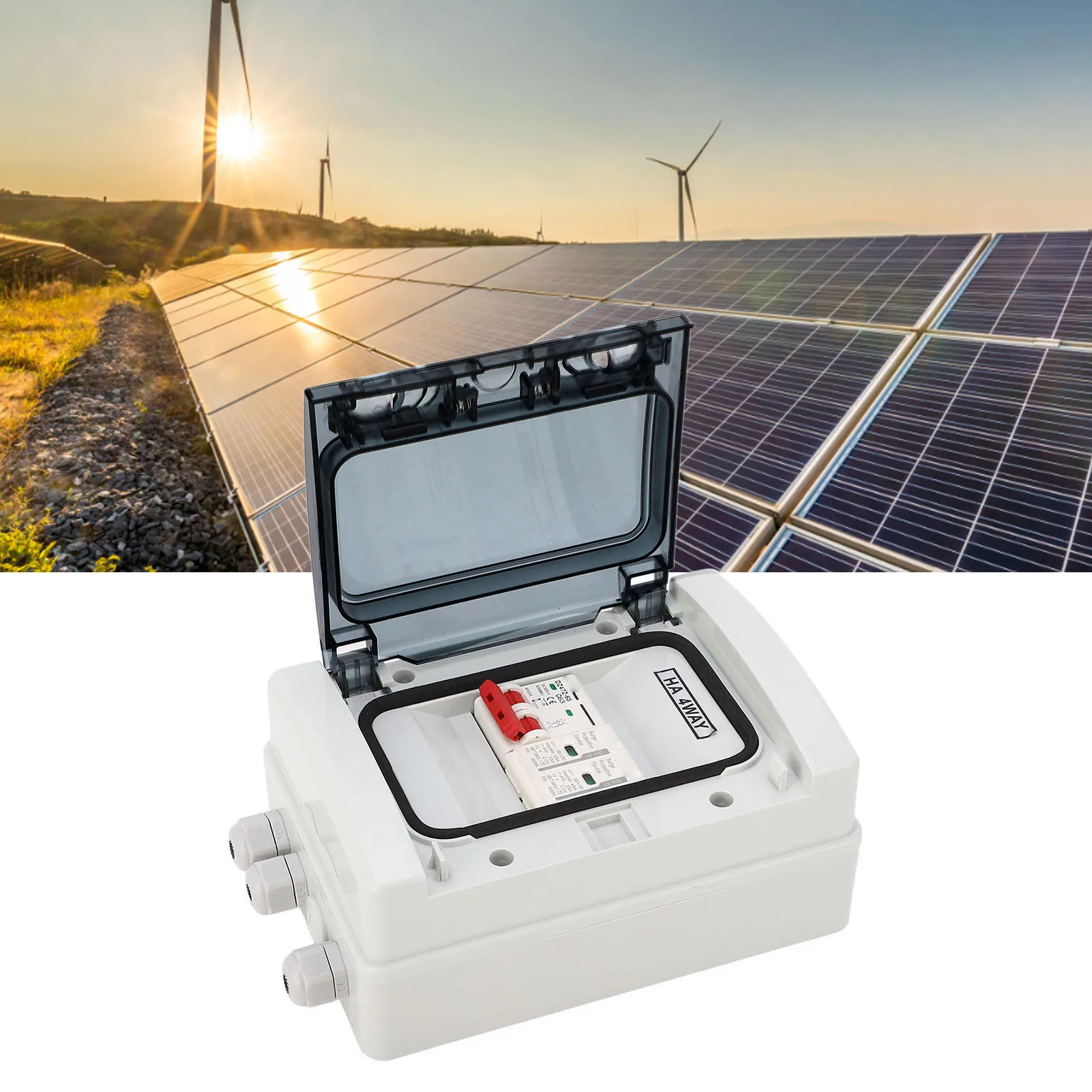 

Circuit Breaker Box Circuit Breaker MCB Isolation Waterproof Distribution Box 500V for Outdoor