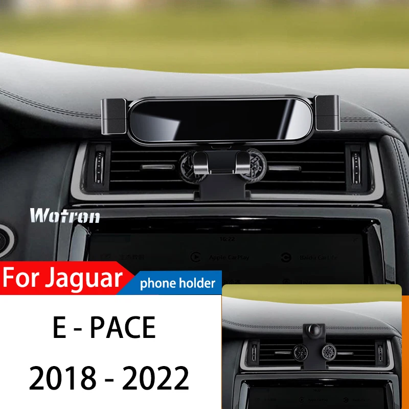 

Car Phone Holder For Jaguar E-Pace 2018-2022 GPS Special Gravity Navigation Mobile Bracket 360 Degree Rotating Stand Accessories