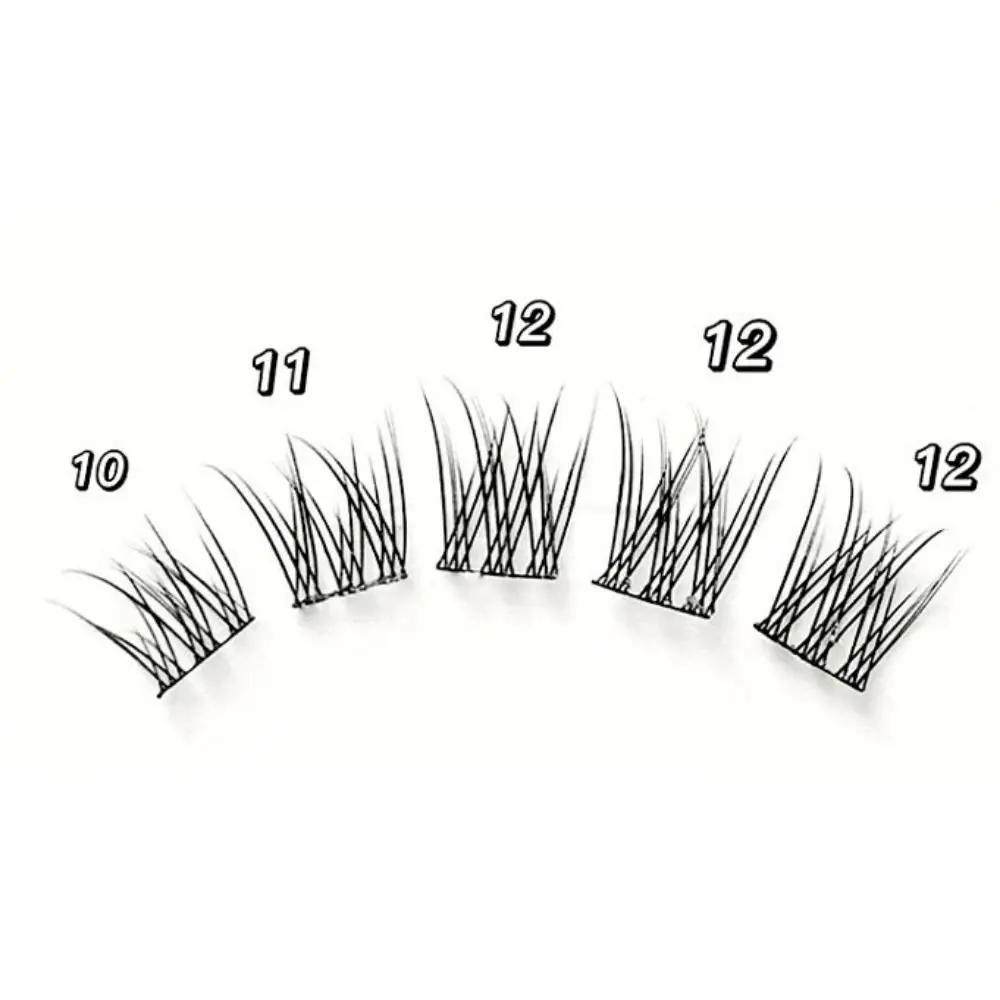 Dramatic V-shaped Eyelashes DIY Segment Criss-cross False Eyelashes Long Volume Eyelash Extension Tools Individual Lashes Women