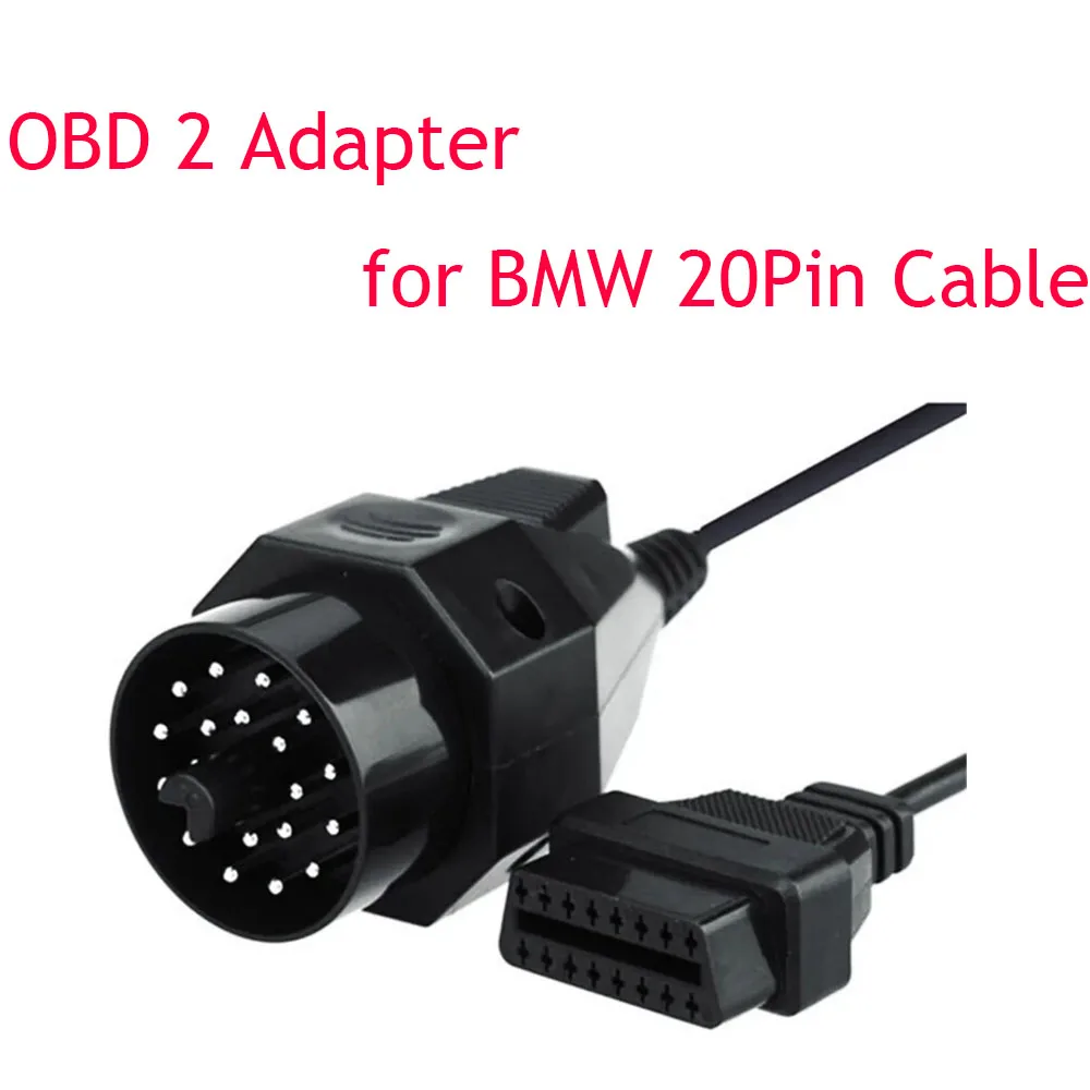 

OBD 2 Adapter for BMW 20Pin Cable E36 E39 E30 X5 Z3 OBD2 Diagnostic Cable For BMW 20 Pin to 16Pin Female Connector